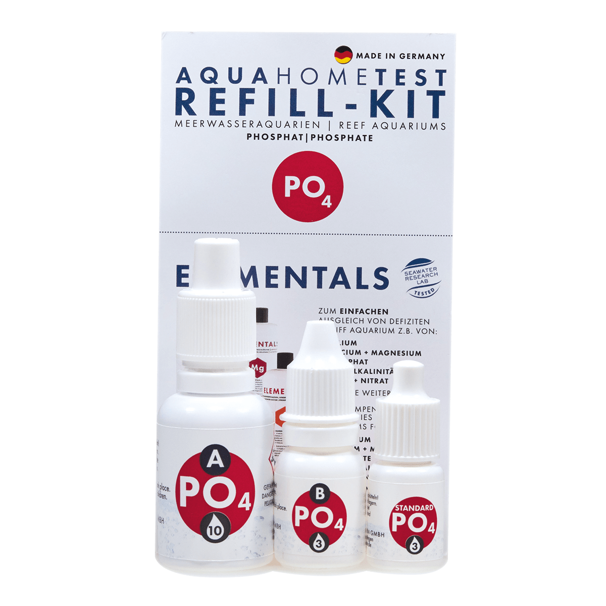 AquaHomeTest Refill-Kit  PO4 - Nachfüll-Set / Refill set