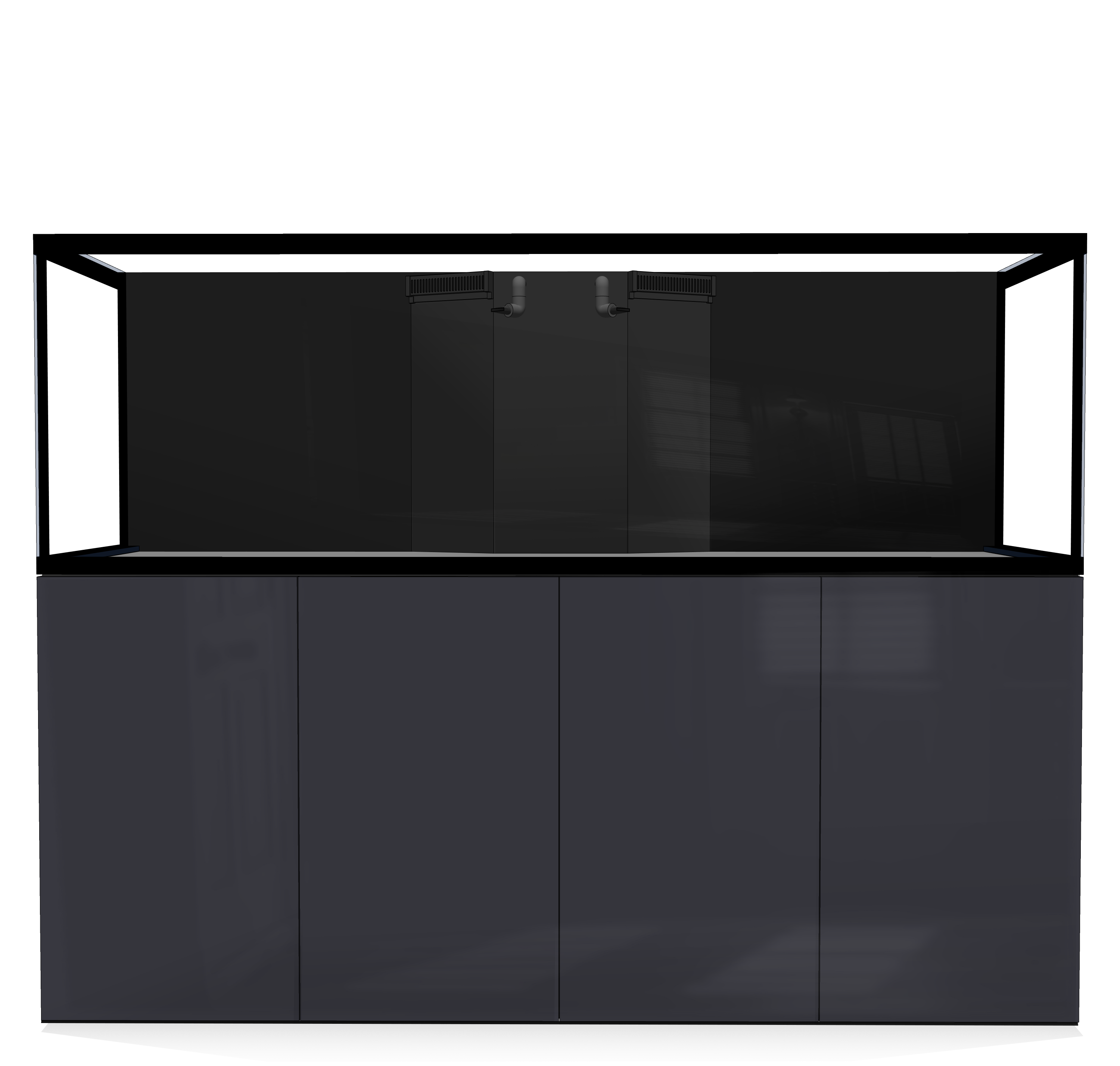 D-D Aqua-Pro Reef 2100- Metal Frame Anthracite Gloss