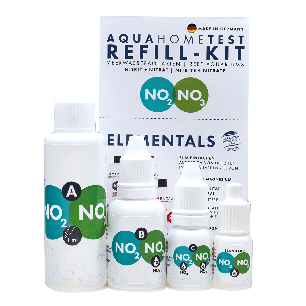 AquaHomeTest Refill-Kit  NO2+NO3 - Nachfüll-Set / Refill set