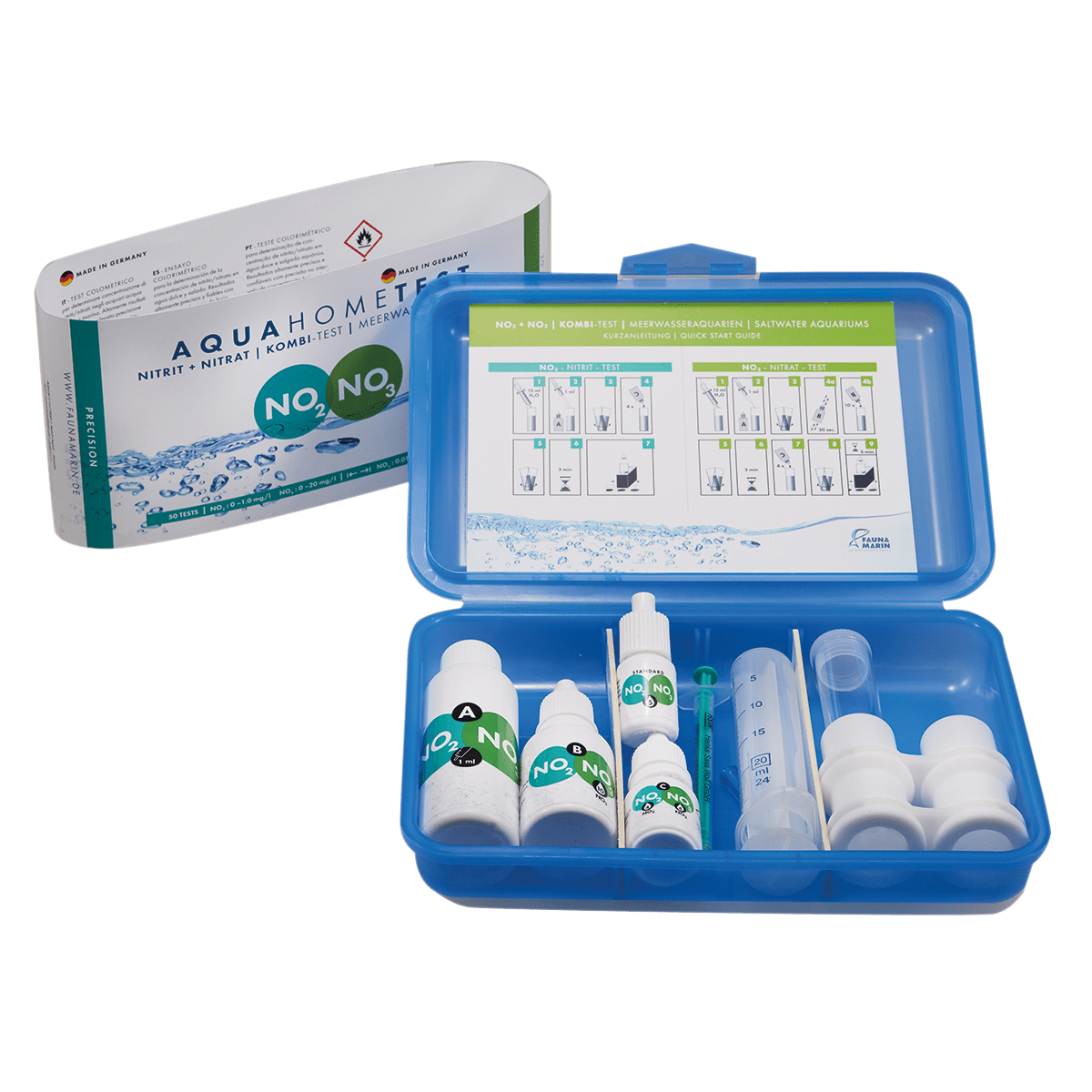 AquaHomeTest NO2+NO3 - Nitrat/Nitrit Combi Test