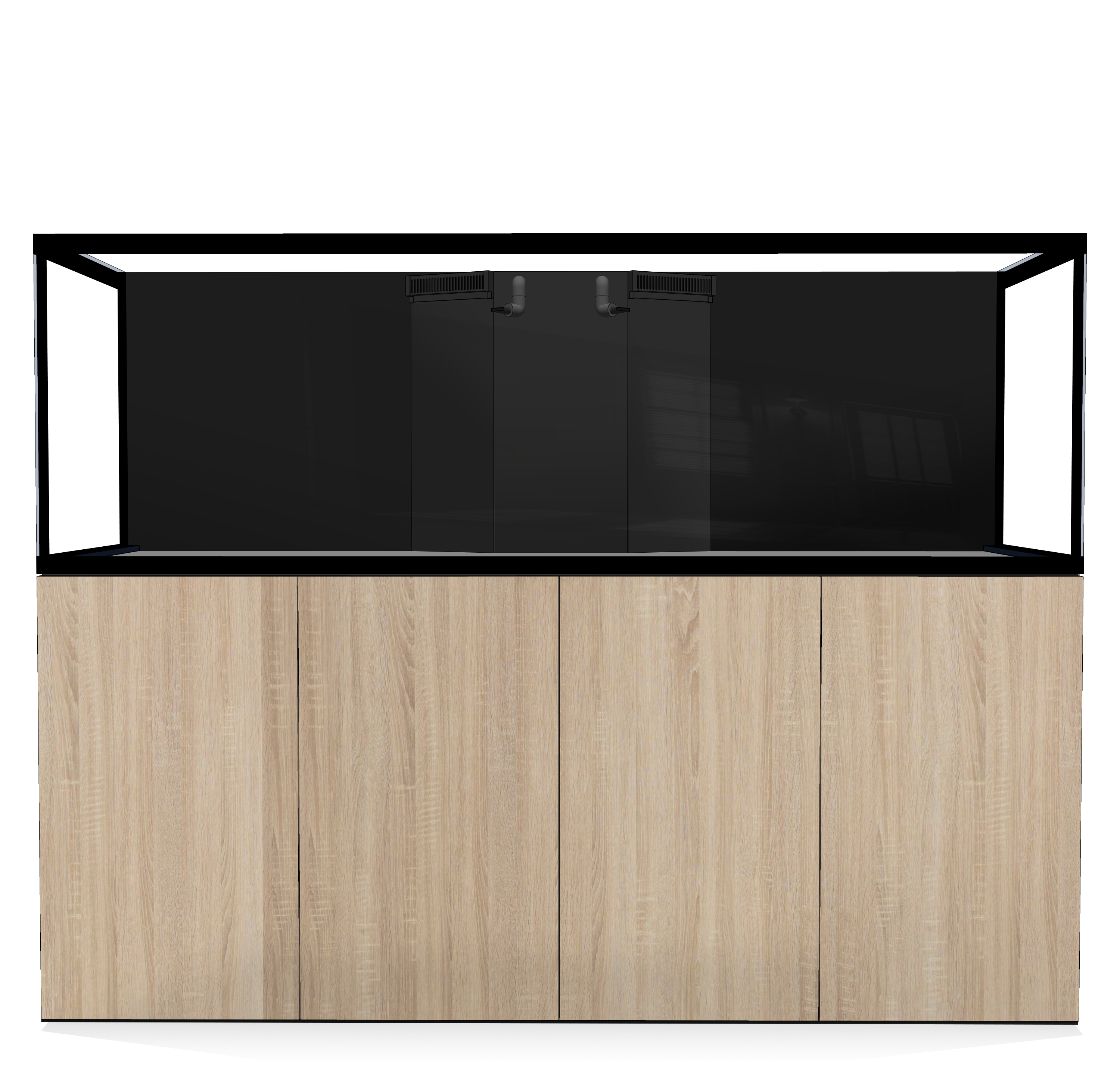 D-D Aqua-Pro Reef 2100- Metal Frame Natural Oak