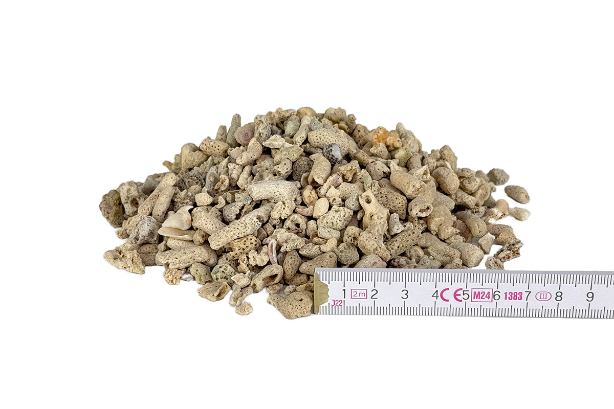 Korallenbruch ca. 10 mm / 20 kg Sack