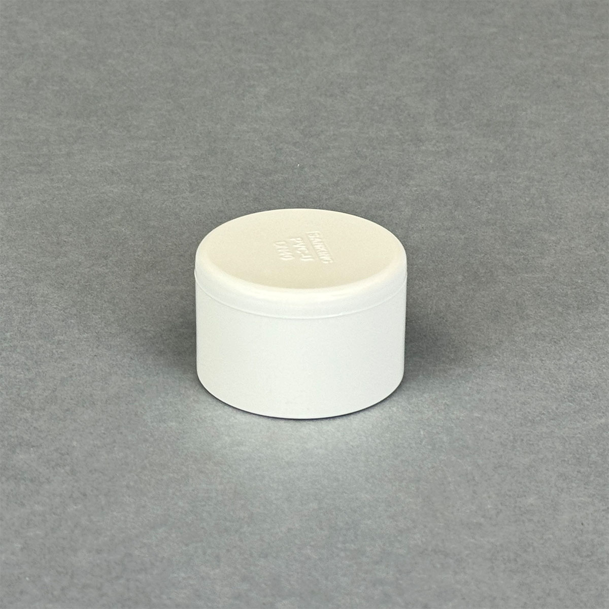 PVC Weiß Klebekappe 50 mm