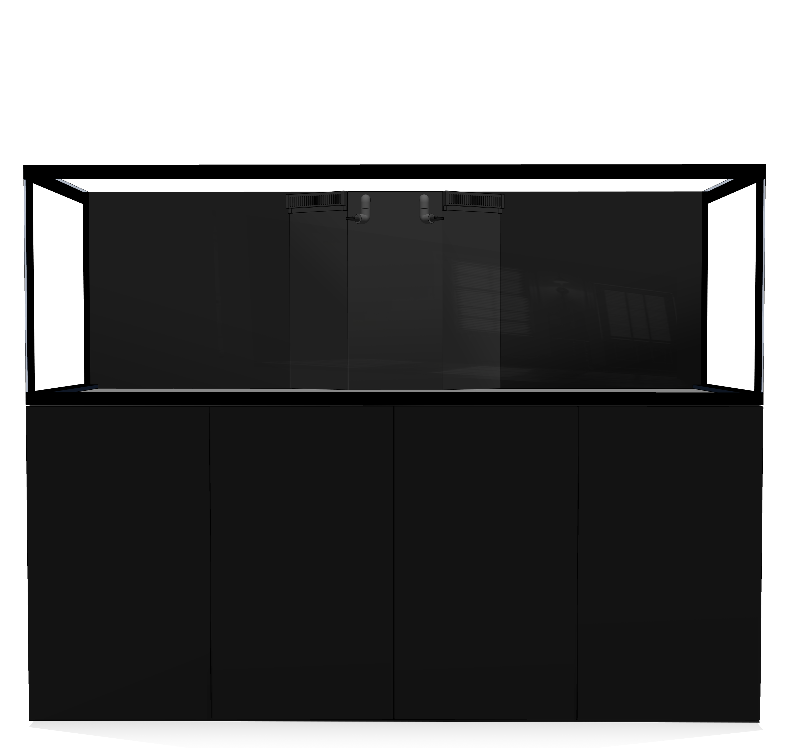 D-D Aqua-Pro Reef 2100- Metal Frame Black Satin