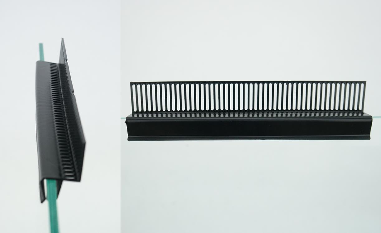 Überlaufkamm 30 cm  (1 Stück) für Glasstärken von 8-15 mm