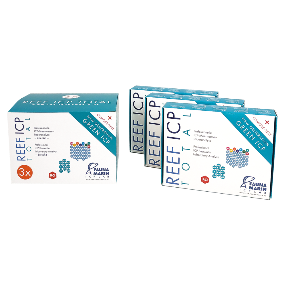 Reef ICP Total 3er Set - ICP/IC Analyse