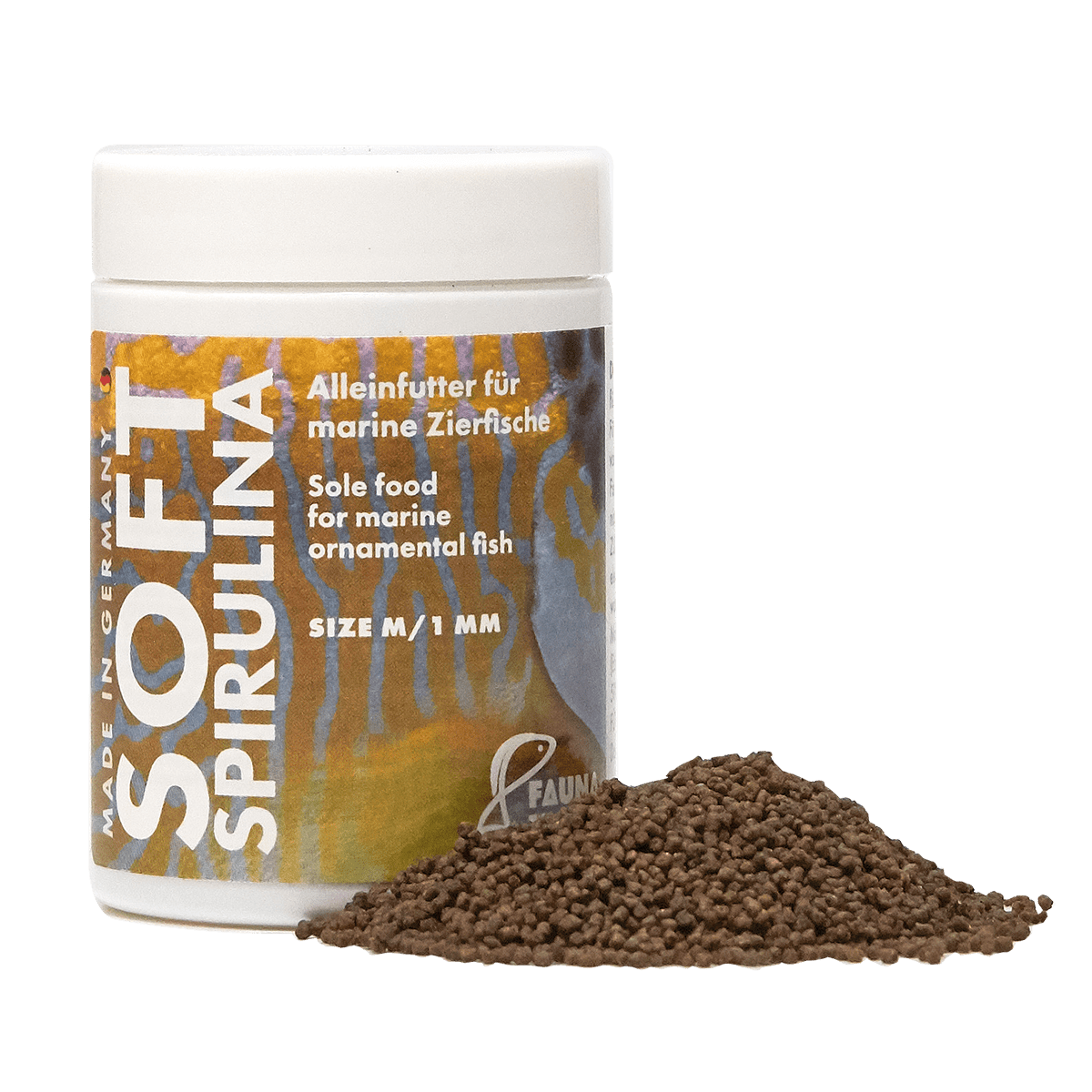 Soft Spirulina M - Alleinfutter für marine Zierfische - 63 g